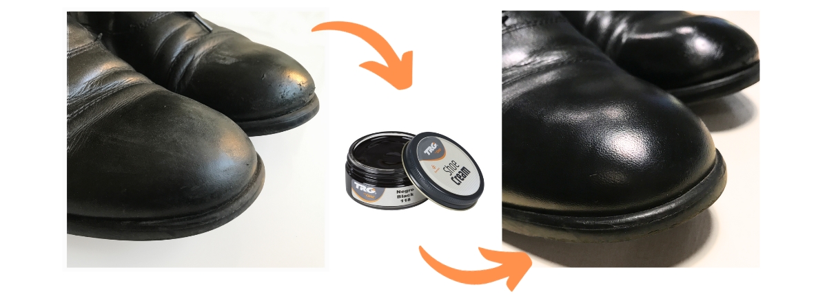 Černý renovační Krém na černé kožené boty Shoe Cream TRG the One Black 118